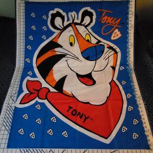 Tony the Tiger fabric panel